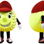 Baseball Mascot Costume