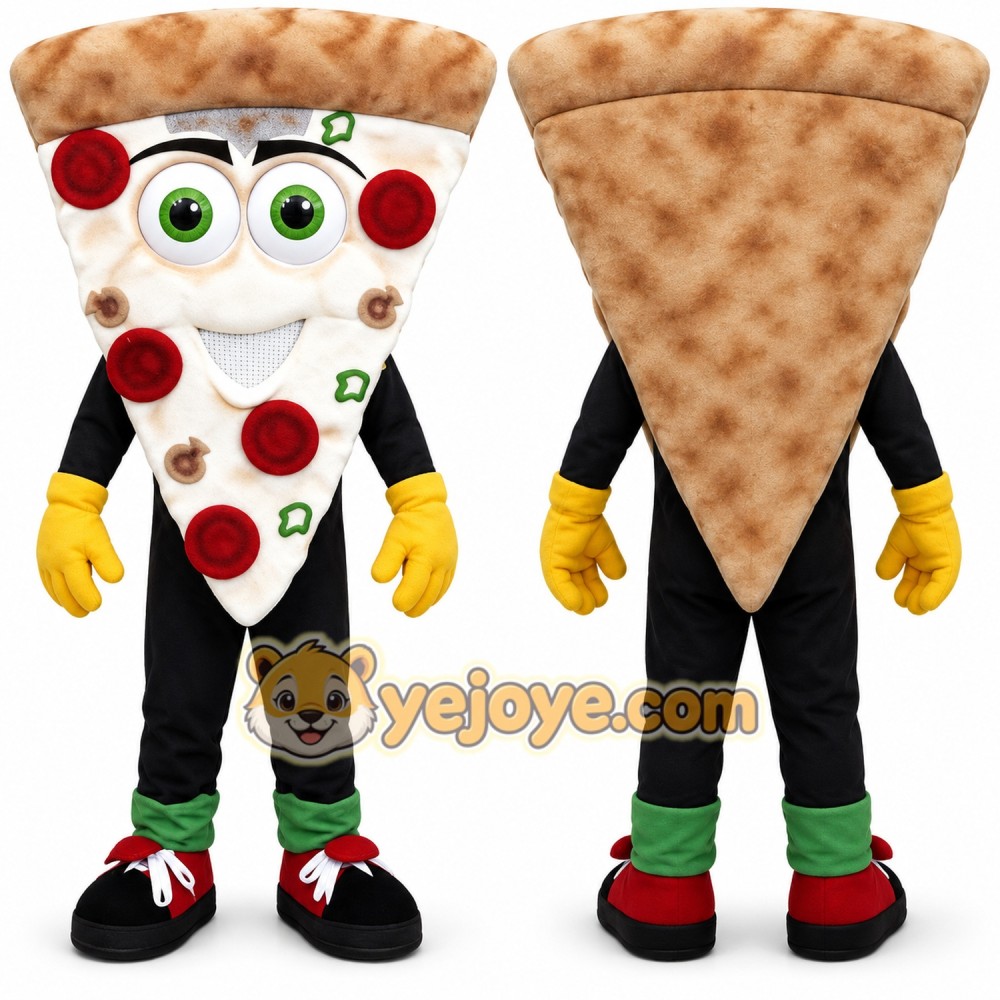Pizza Mascot Costume Pizza Mascot Costume