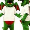 Green Dragon Mascot Costume