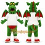Green Dragon Mascot Costume