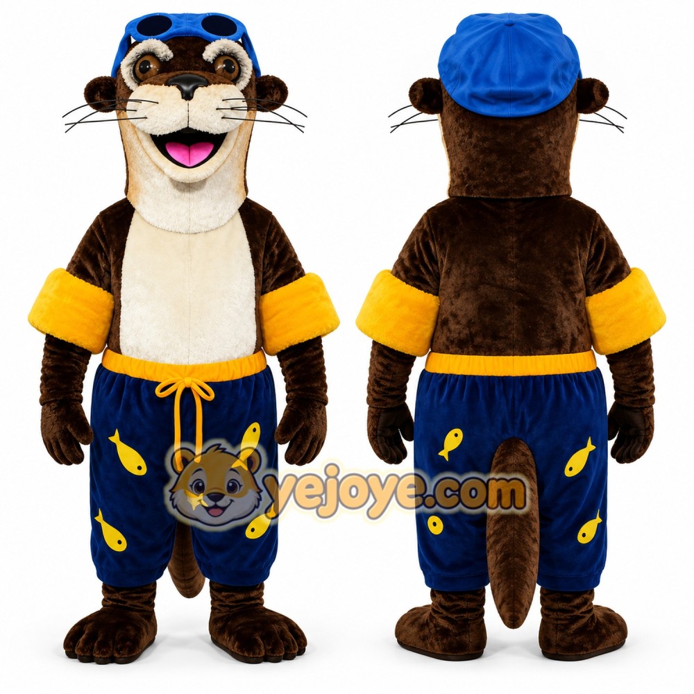 Otter Mascot Costume Otter Mascot Costume