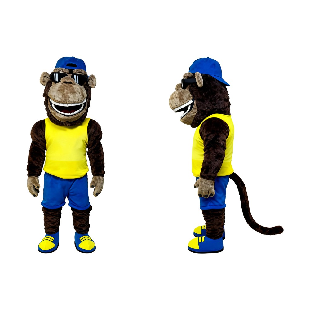 Sport Monkey Mascot Costume