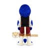 Blue Hair Lion Mascot Costume