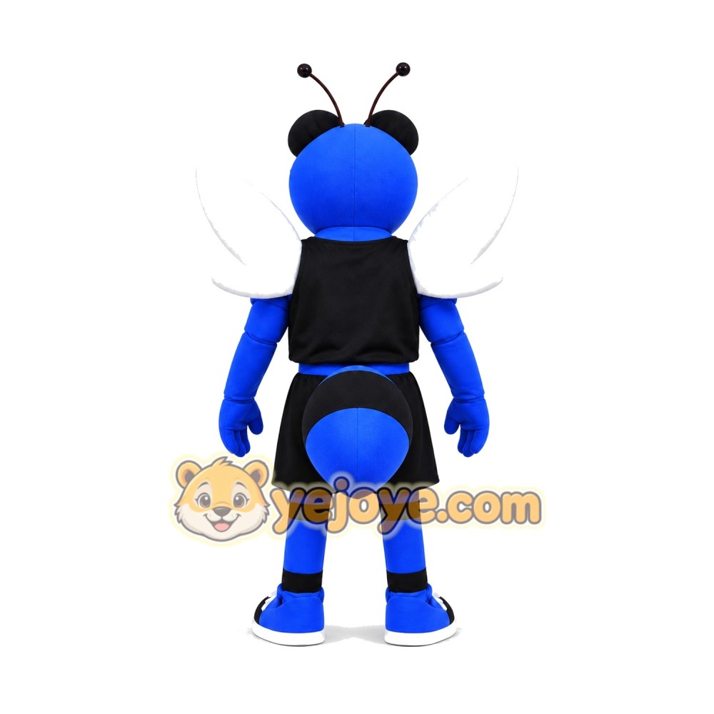 Blue Hornet Mascot Costume Blue Hornet Mascot Costume