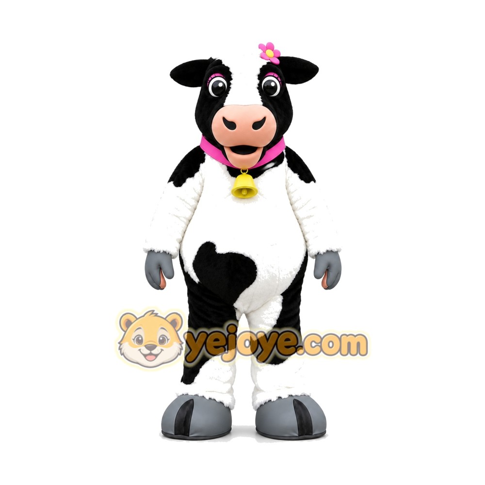 Happy Cow Mascot Costume Happy Cow Mascot Costume