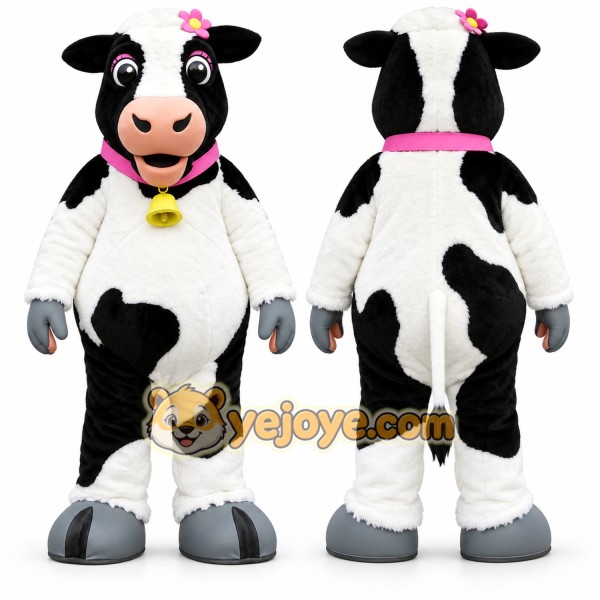 Happy Cow Mascot Costume