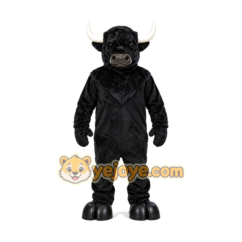 Black Bull Mascot Costume Black Bull Mascot Costume
