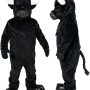 Black Bull Mascot Costume