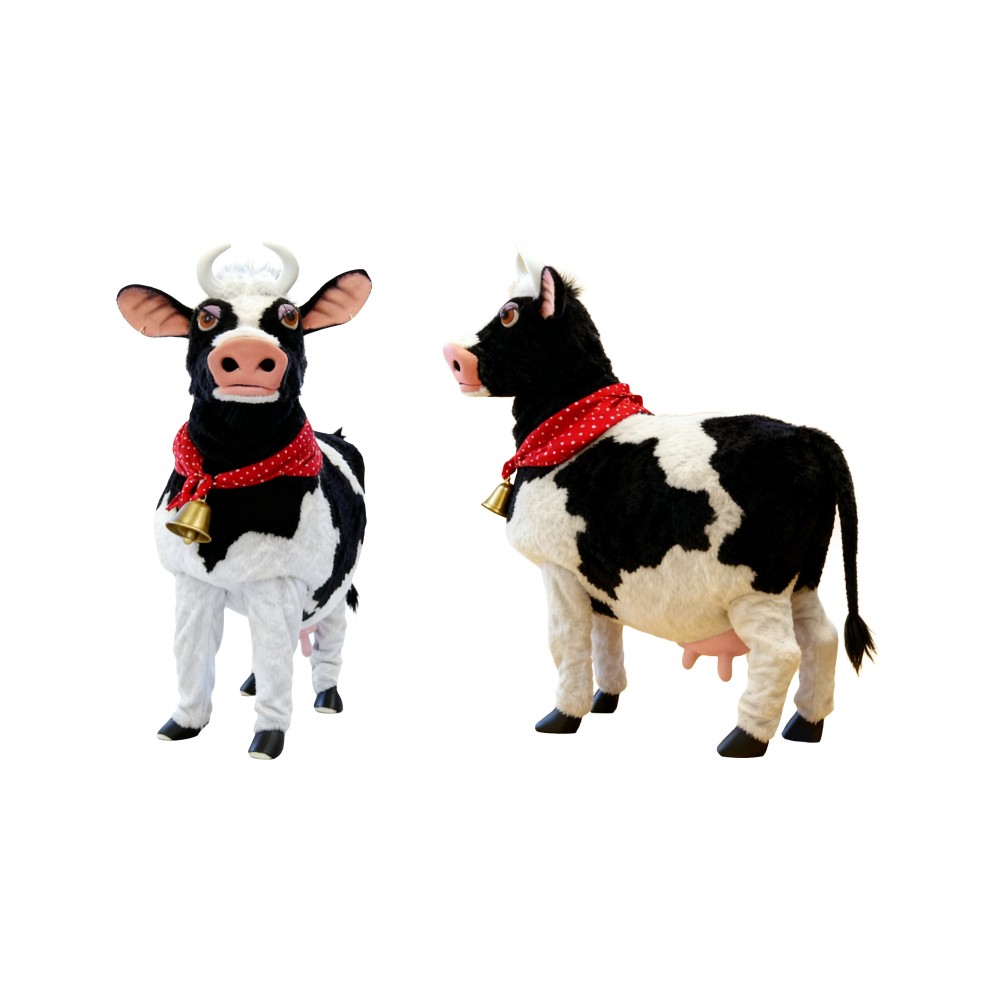 Realistic Cow Mascot Costume