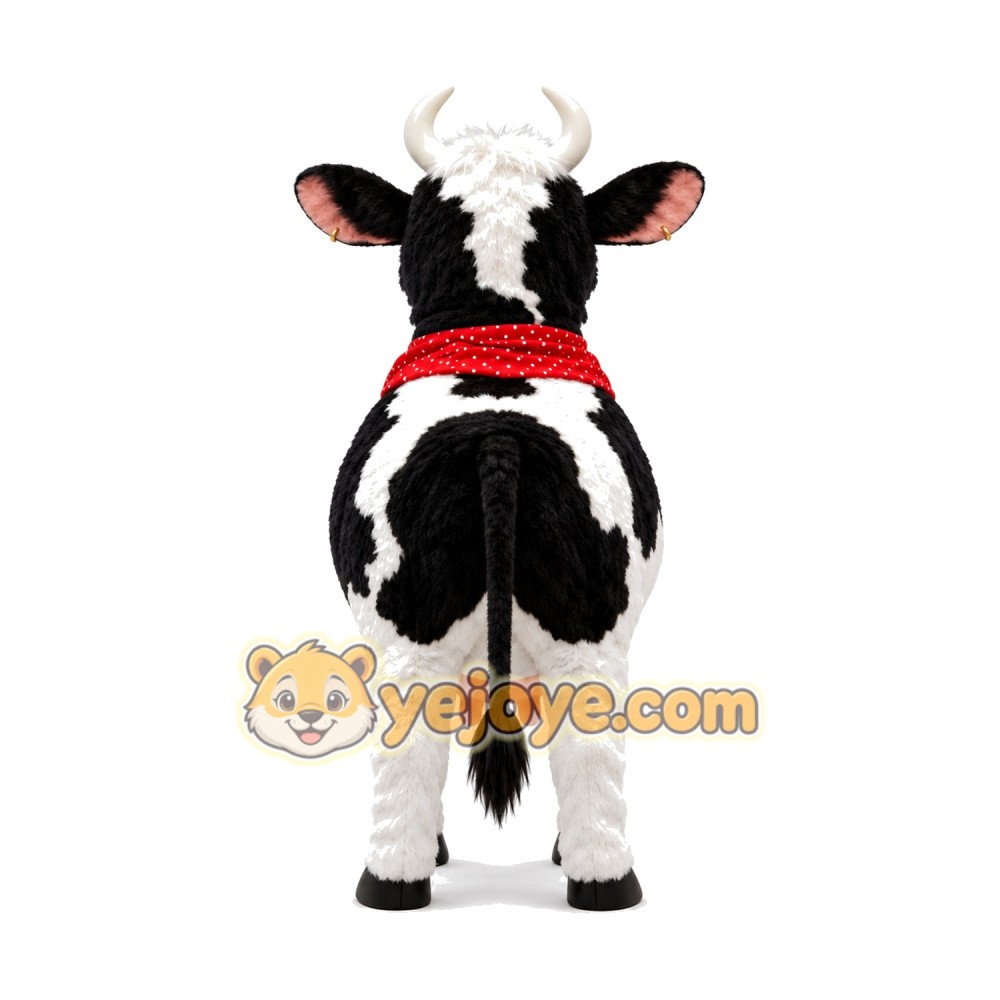 Realistic Cow Mascot Costume Realistic Cow Mascot Costume