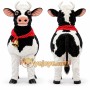 Realistic Cow Mascot Costume