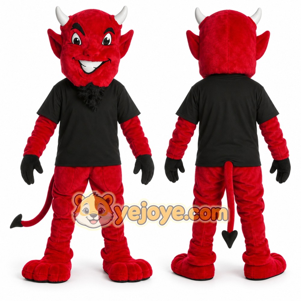 Red Devil Mascot Costume Red Devil Mascot Costume