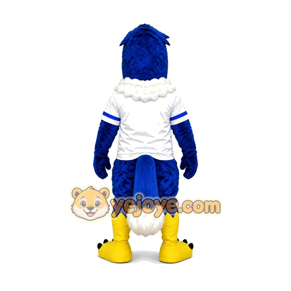 Fierce Blue Eagle Mascot Costume Fierce Blue Eagle Mascot Costume