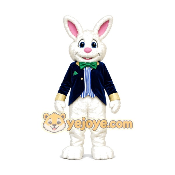 White Rabbit Mascot Costume White Rabbit Mascot Costume