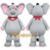 Happy Elephant Mascot Costume Happy Elephant Mascot Costume