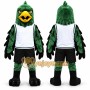 Green Hawk Mascot Costume
