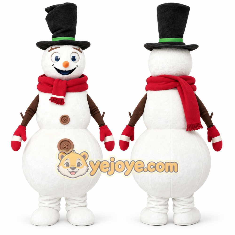 Snowman Mascot Costume Snowman Mascot Costume