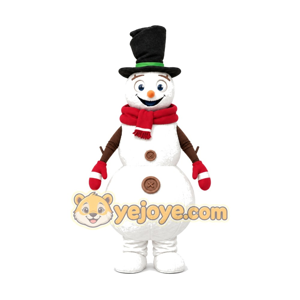 Snowman Mascot Costume Snowman Mascot Costume