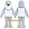 Realistic Dolphin Mascot Costume Realistic Dolphin Mascot Costume