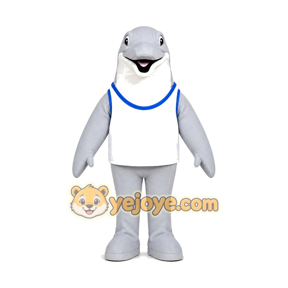Realistic Dolphin Mascot Costume Realistic Dolphin Mascot Costume