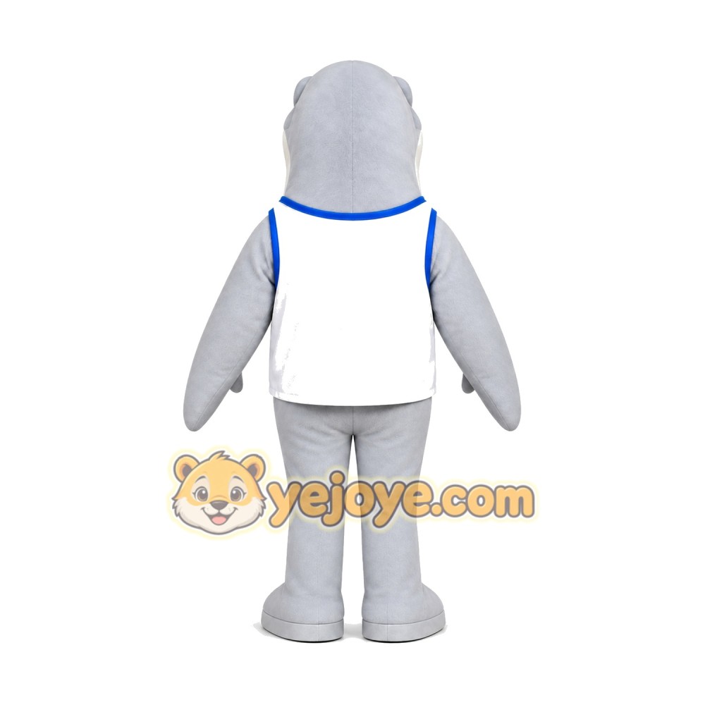 Realistic Dolphin Mascot Costume Realistic Dolphin Mascot Costume