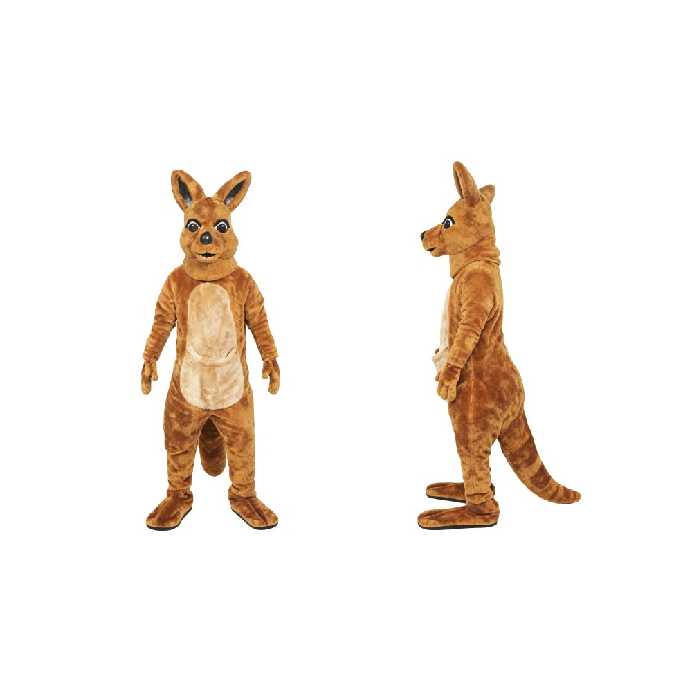Realistic Kangaroo Mascot Costume