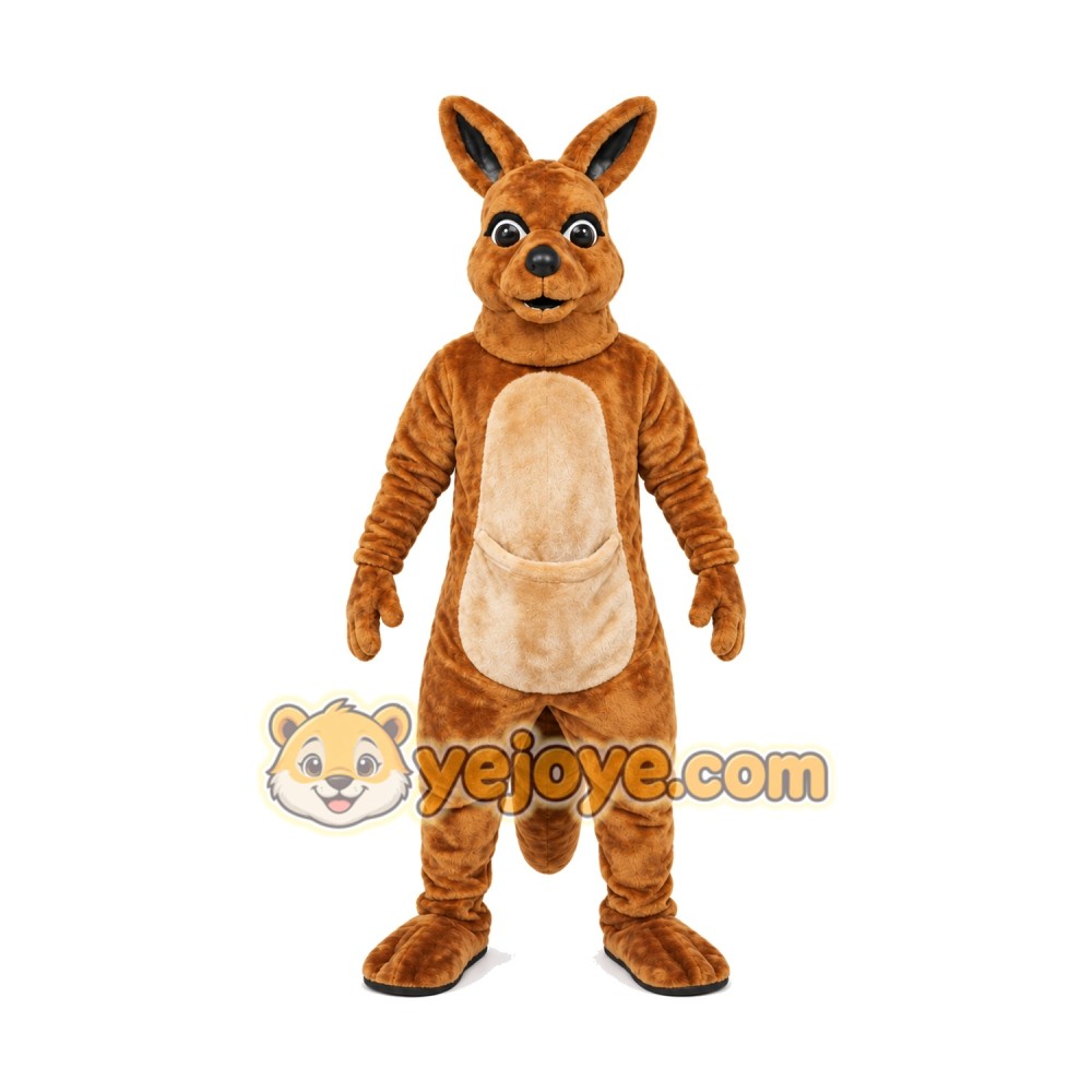 Realistic Kangaroo Mascot Costume Realistic Kangaroo Mascot Costume