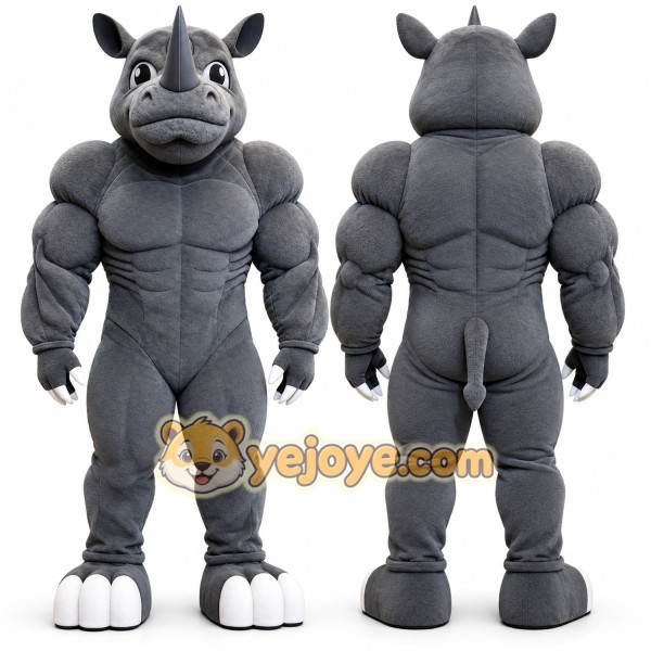 Rhino Mascot Costume