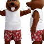 Happy Beaver Mascot Costume