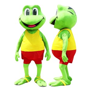 Happy Frog Mascot Costume
