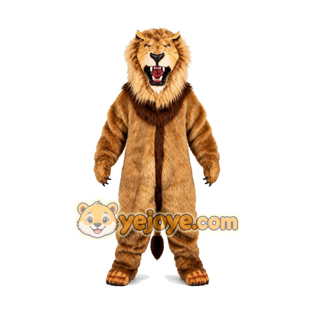 Fierce Lion Mascot Costume Fierce Lion Mascot Costume