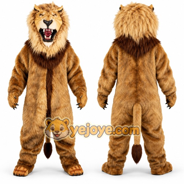 Fierce Lion Mascot Costume