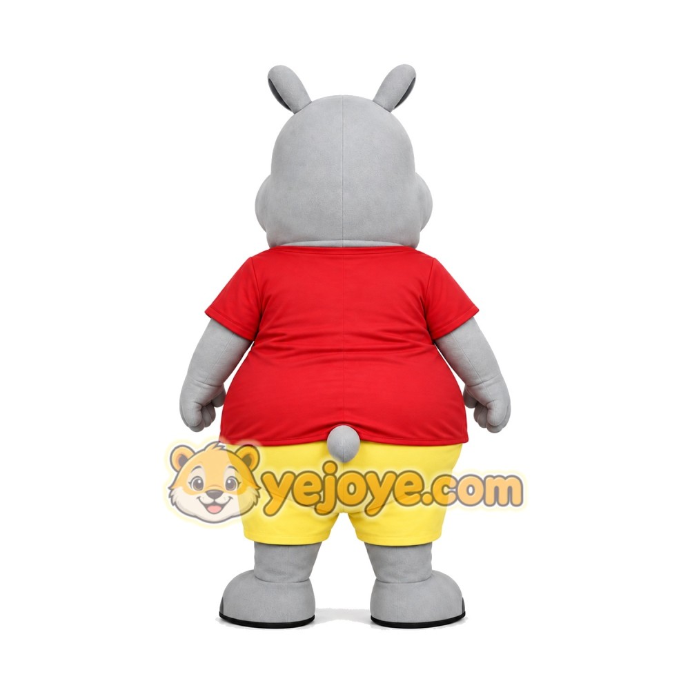 Happy Hippo Mascot Costume Happy Hippo Mascot Costume