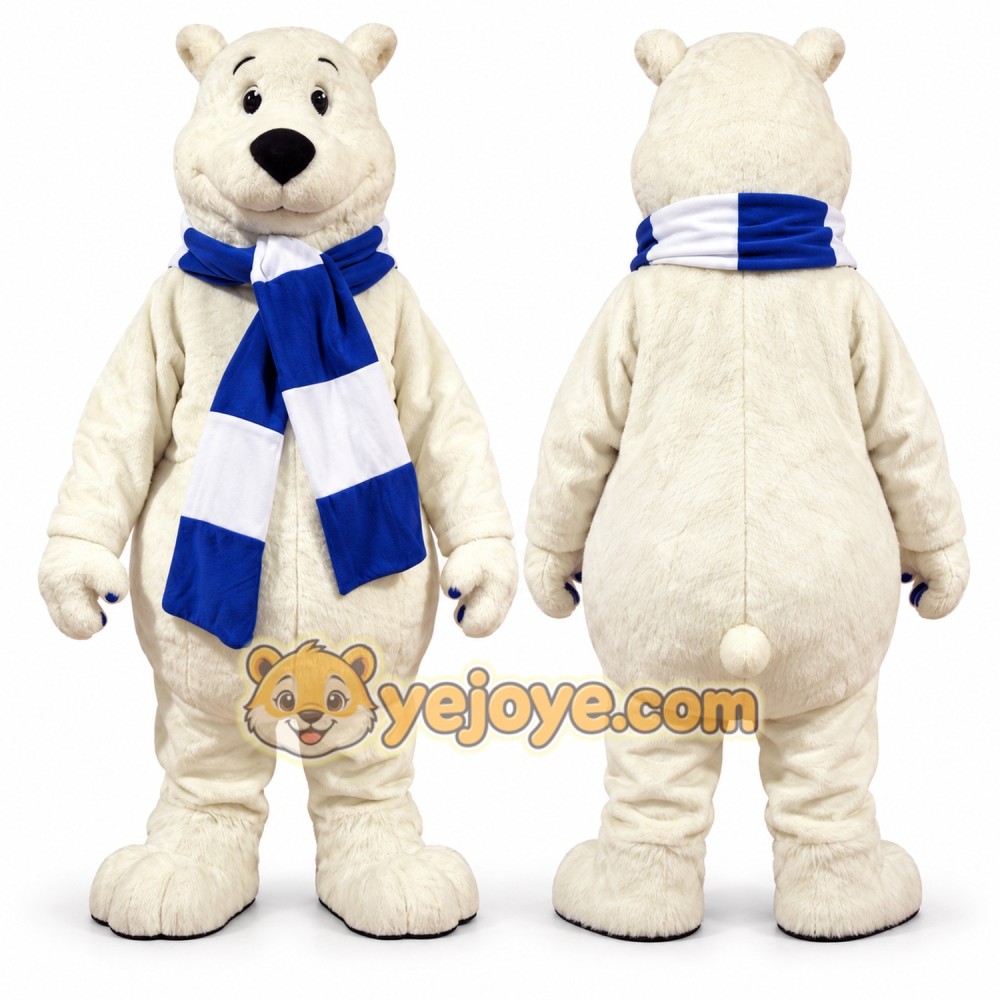 Polar Bear Mascot Costume Polar Bear Mascot Costume