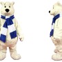 Polar Bear Mascot Costume