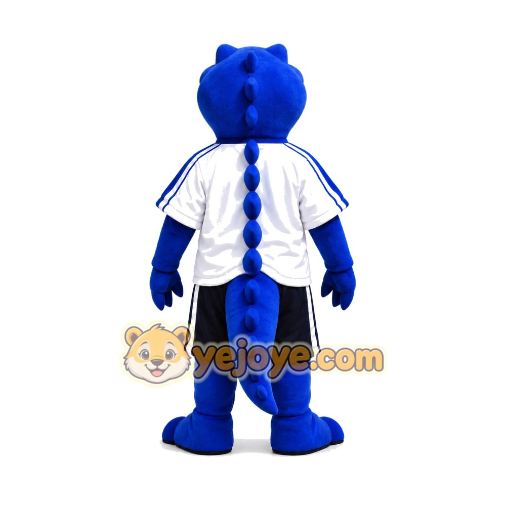 Sport Blue Crocodile Mascot Costume