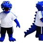 Sport Blue Crocodile Mascot Costume