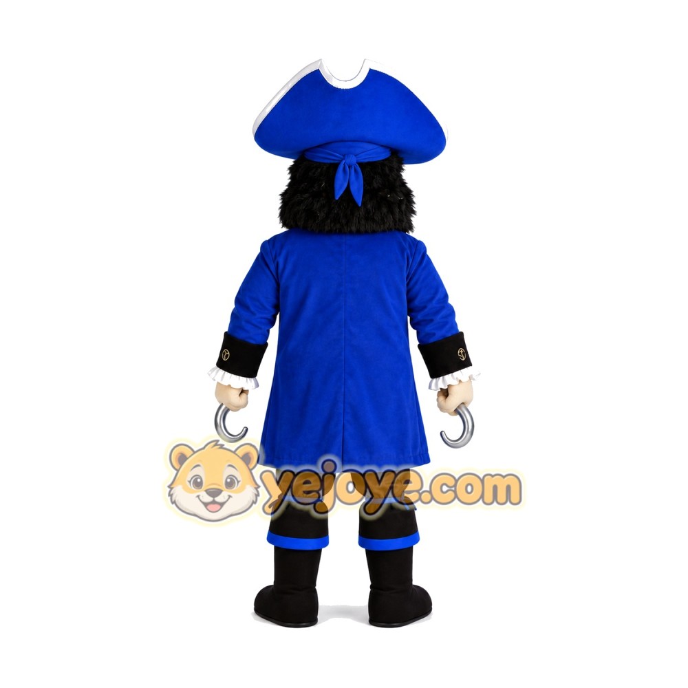Realistic Pirate Mascot Costume Realistic Pirate Mascot Costume