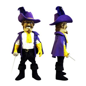 Realistic Cavalier Mascot Costume