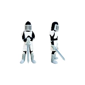 White Knight Mascot Costume