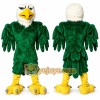 Green Eagle Mascot Costume Green Eagle Mascot Costume