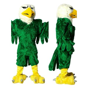 Green Eagle Mascot Costume