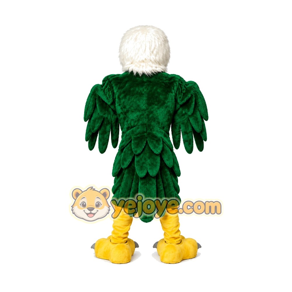 Green Eagle Mascot Costume Green Eagle Mascot Costume