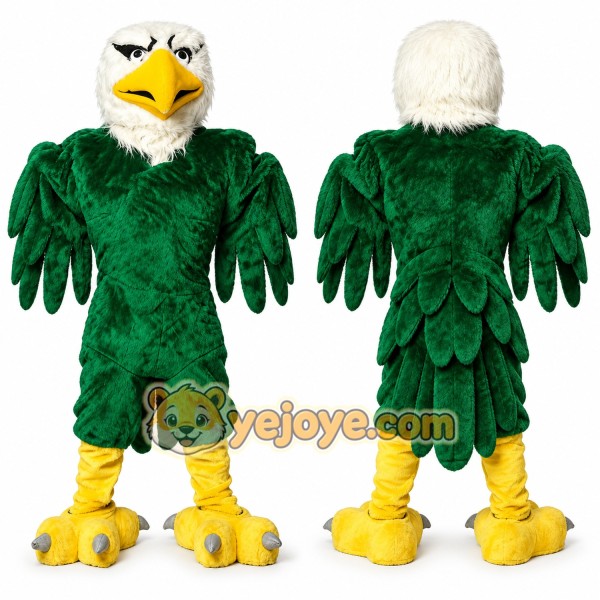 Green Eagle Mascot Costume