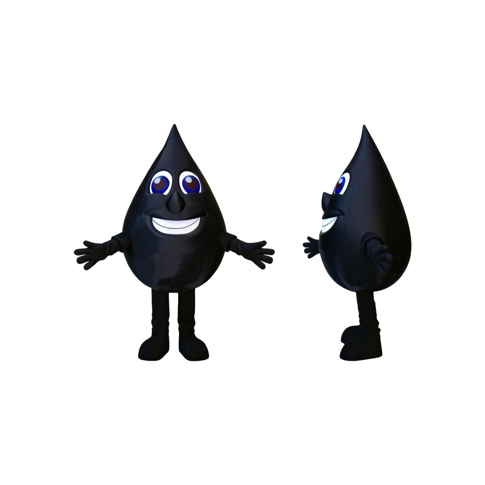 Black Oil Mascot Costume