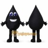 Black Oil Mascot Costume Black Oil Mascot Costume