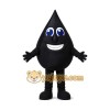 Black Oil Mascot Costume Black Oil Mascot Costume