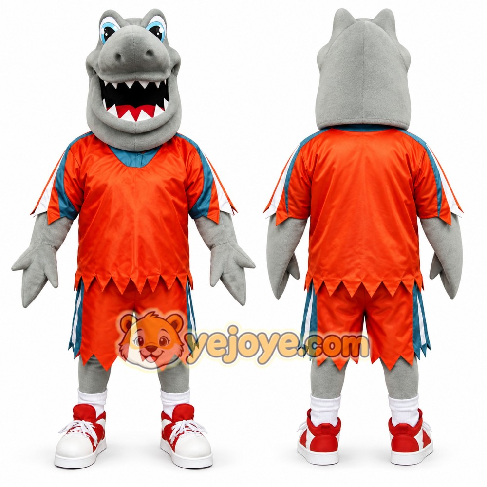 Realistic Shark Mascot Costume Realistic Shark Mascot Costume