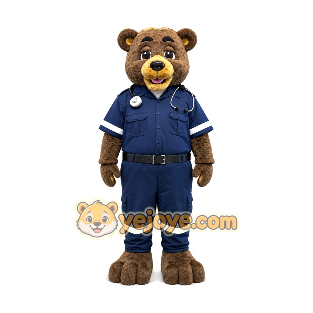 Realistic Lightweight Bear Mascot Costume Realistic Lightweight Bear Mascot Costume