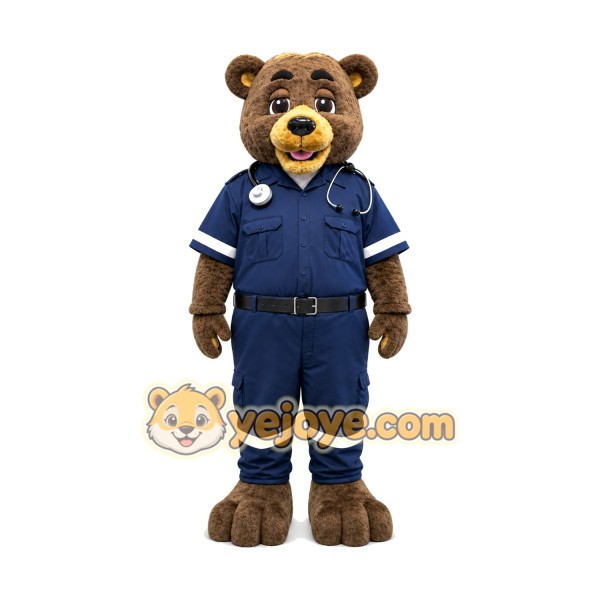 Realistic Lightweight Bear Mascot Costume